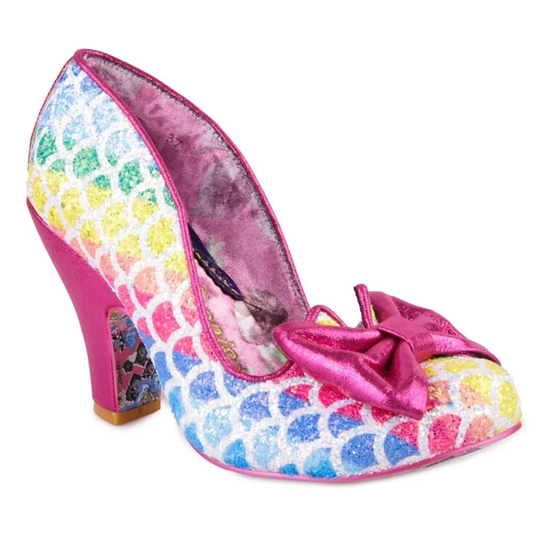 Irregular Choice Just In Time-Absatzschuhe für Damen – Regenbogen