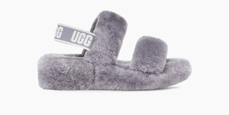 Ugg Damen Oh Yeah! Slipper - Grau