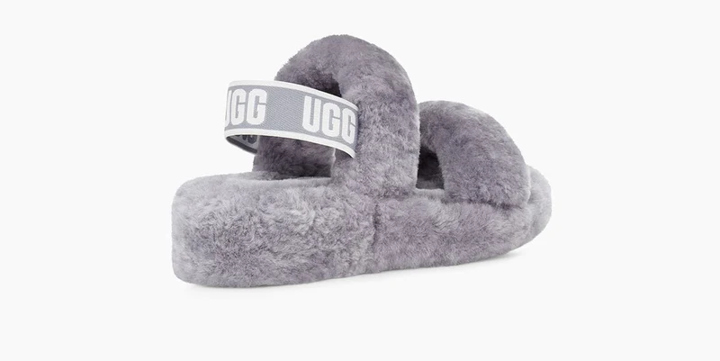 Ugg Damen Oh Yeah! Slipper - Grau