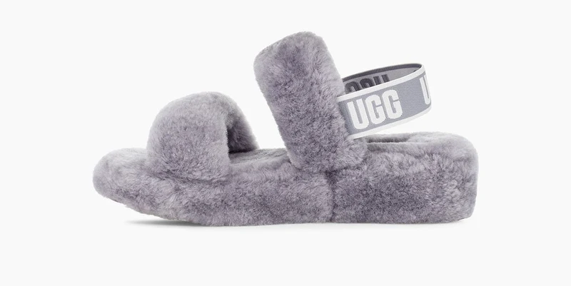 Ugg Damen Oh Yeah! Slipper - Grau