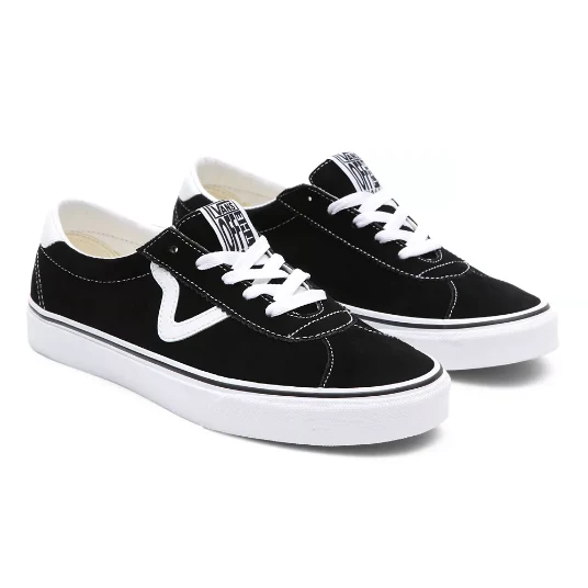 VANS Sport-Wildleder-Sneaker für Herren – Schwarz