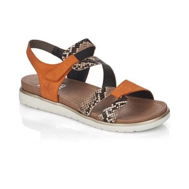 Rieker Modesandalen für Damen - Orange