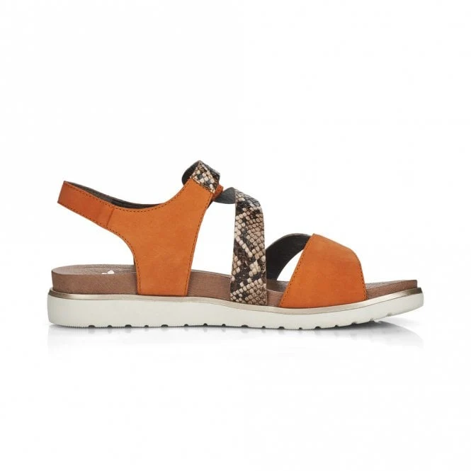 Rieker Modesandalen für Damen - Orange