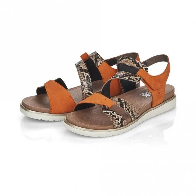 Rieker Modesandalen für Damen - Orange