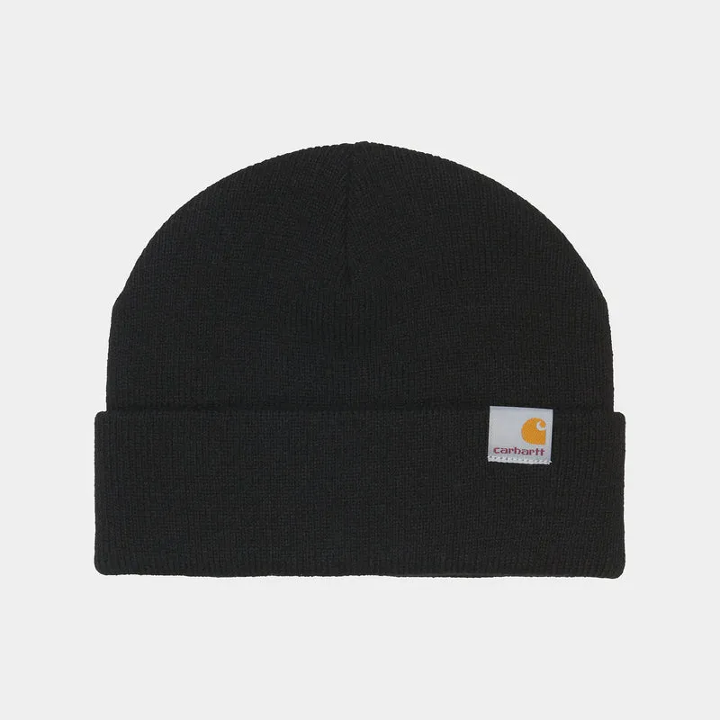 Carhartt WIP Unisex Stratus Low Beanie – Schwarz