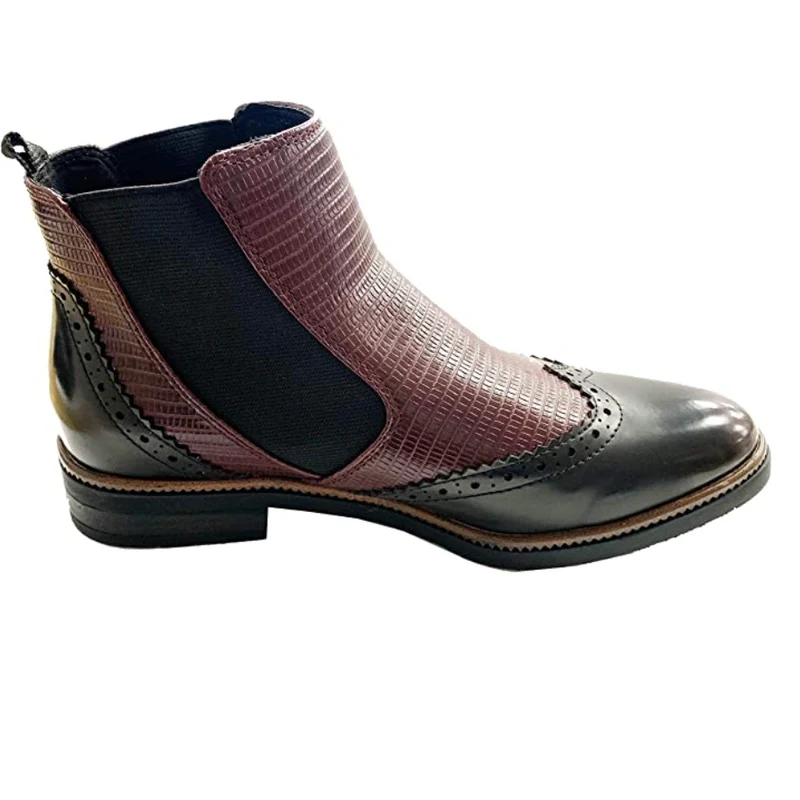 Marco Tozzi Damen Chelsea Boot - Bordeaux