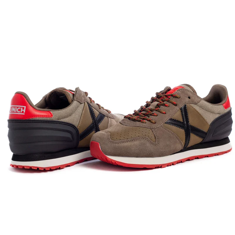 Munich Herren-Sneaker Massana 390 aus Leder – Beige