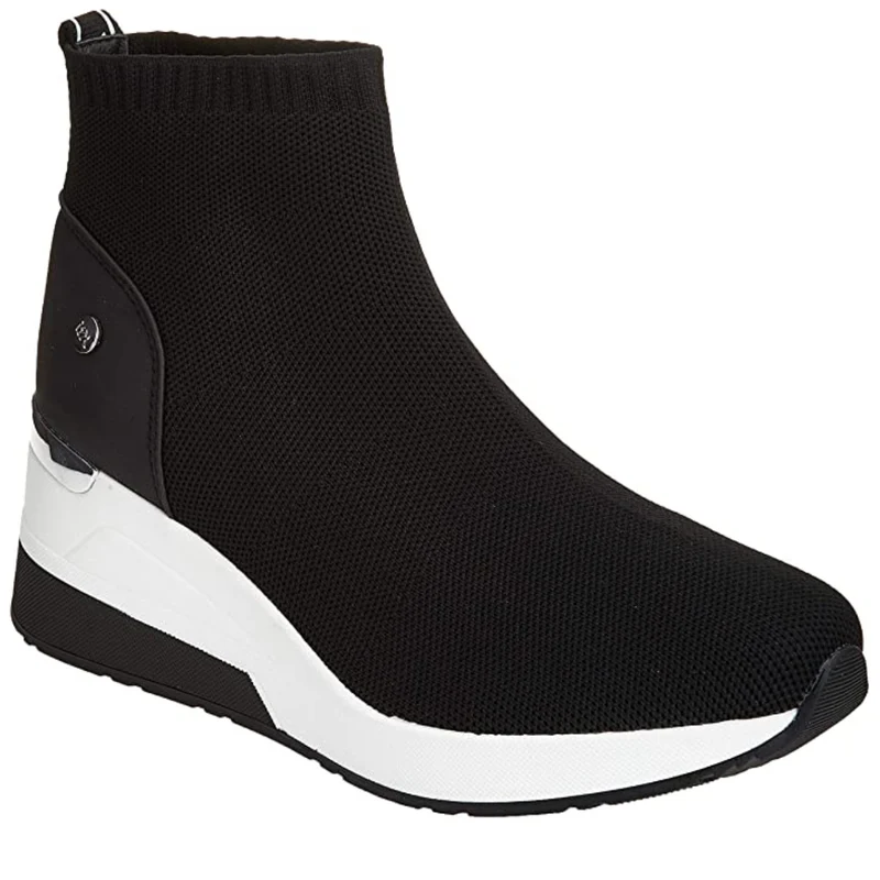 XTI - 42571 – Fashion-Sneaker mit Socken – Schwarz