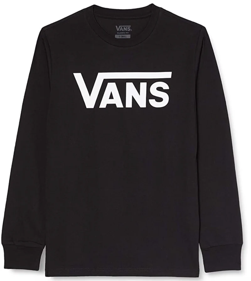 VANS Klassisches Herren-Logo-T-Shirt – Schwarz