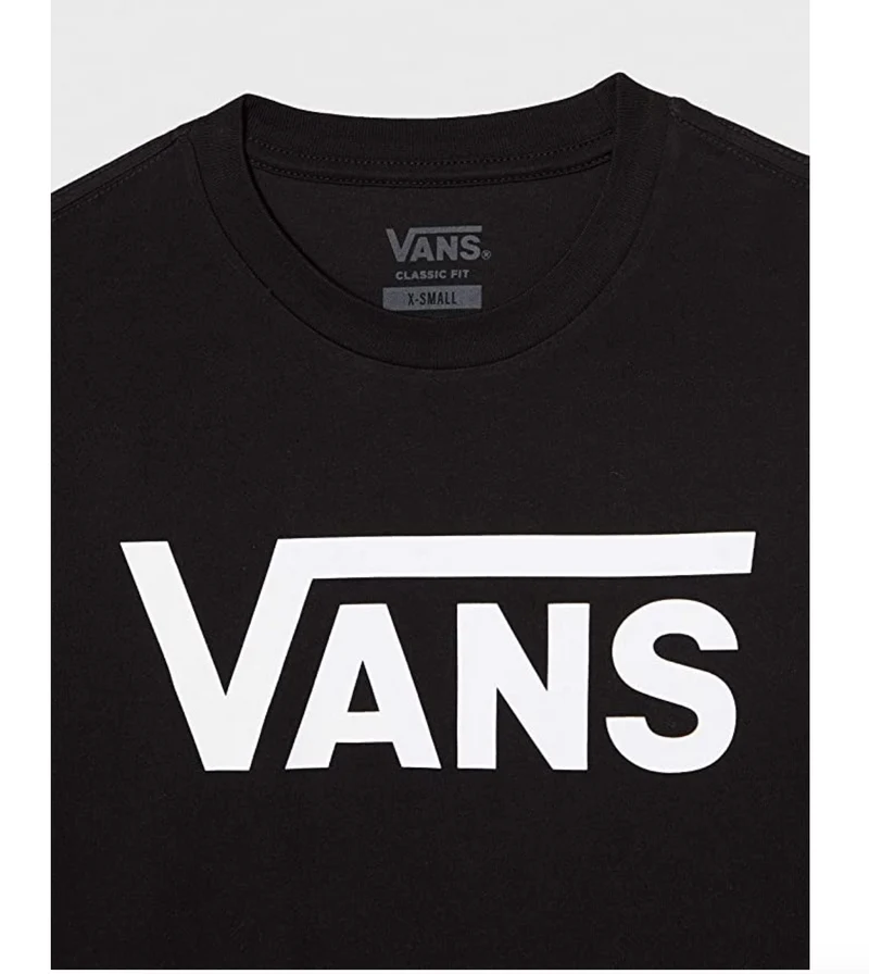 VANS Klassisches Herren-Logo-T-Shirt – Schwarz