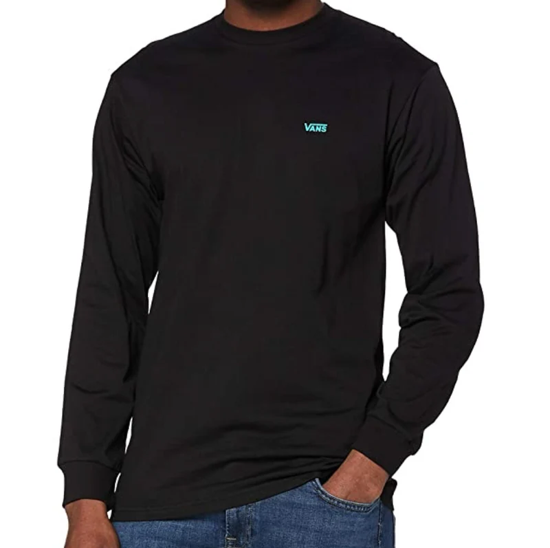 VANS Herren Langarm-T-Shirt – Schwarz