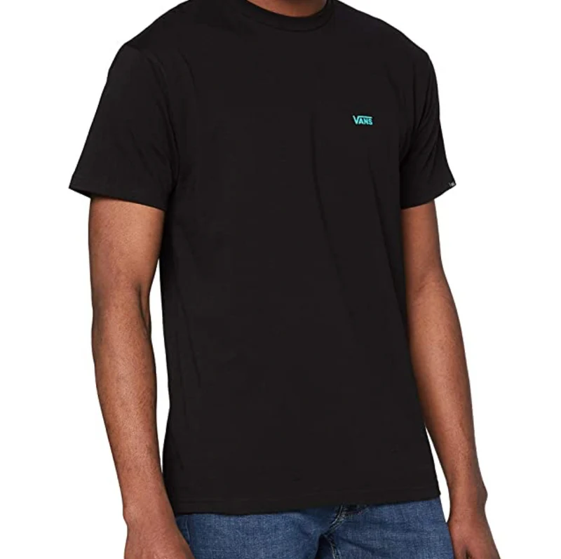 VANS Herren-T-Shirt mit Logo auf der Brust – Schwarz