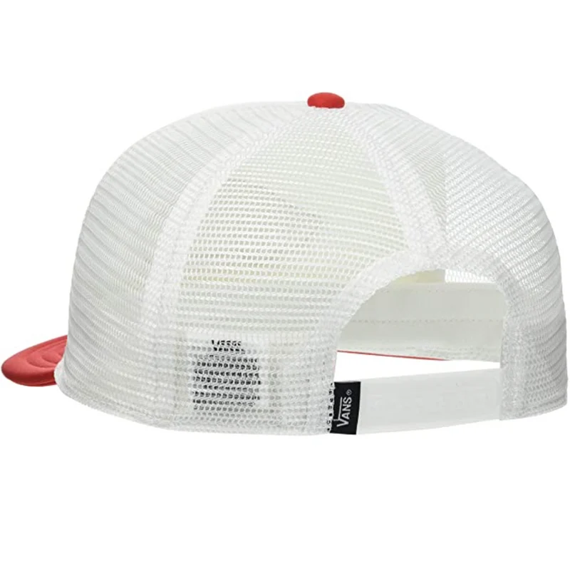 VANS Classic Patch Snapback Cap - Weiß / Rot