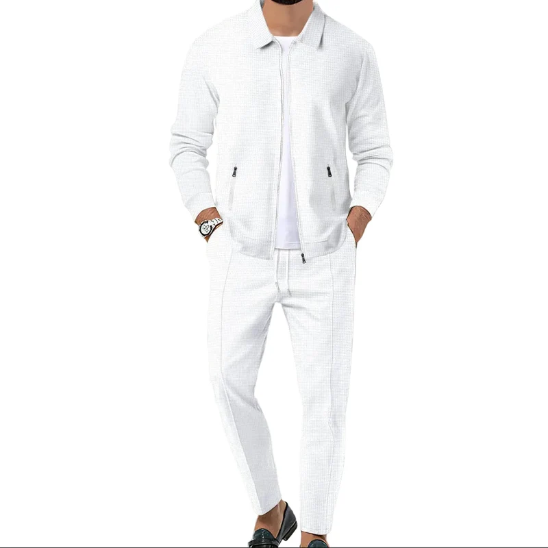 Herren Jacke mit Reißverschluss und Hose Set