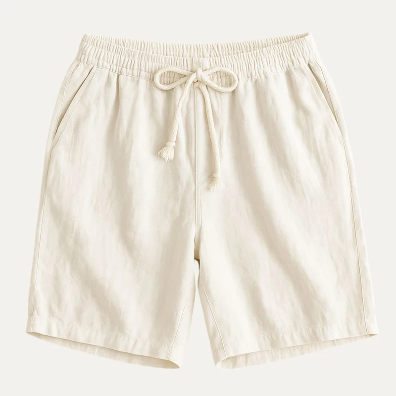 Herren Shorts mit elastischem Bund und Kordelzug