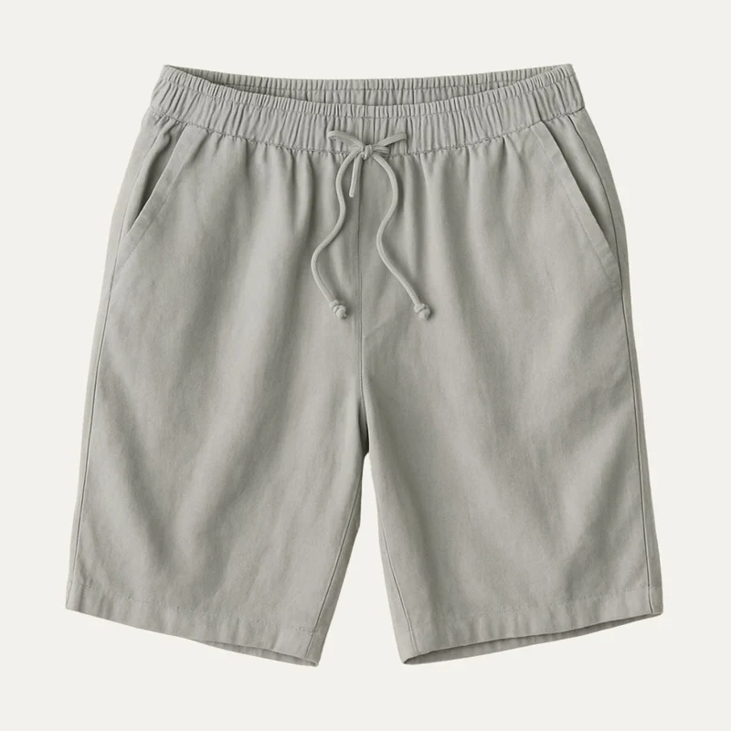 Herren Shorts mit elastischem Bund und Kordelzug