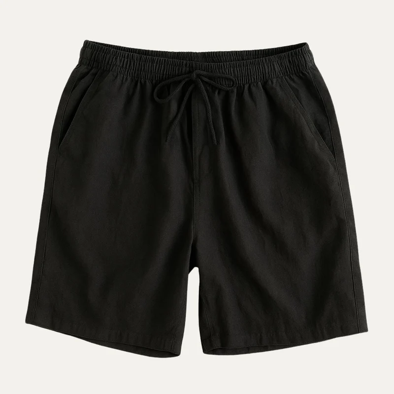 Herren Shorts mit elastischem Bund und Kordelzug