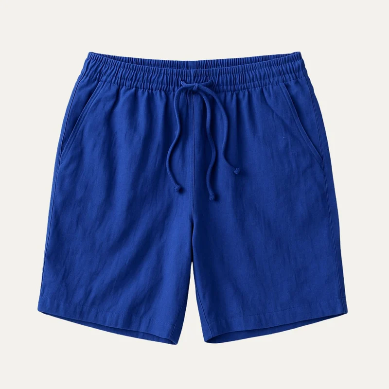 Herren Shorts mit elastischem Bund und Kordelzug