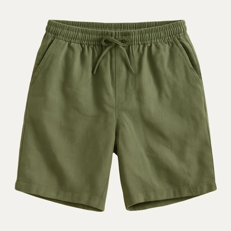 Herren Shorts mit elastischem Bund und Kordelzug