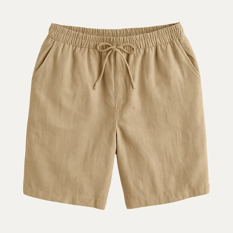 Herren Shorts mit elastischem Bund und Kordelzug