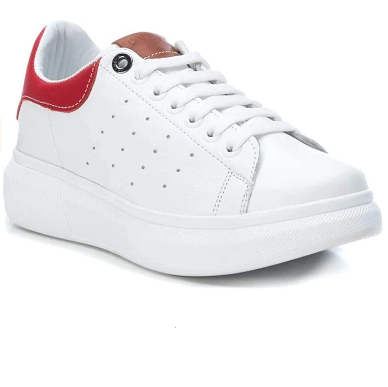 Carmela Plateau-Sneaker aus Leder für Damen – Weiß