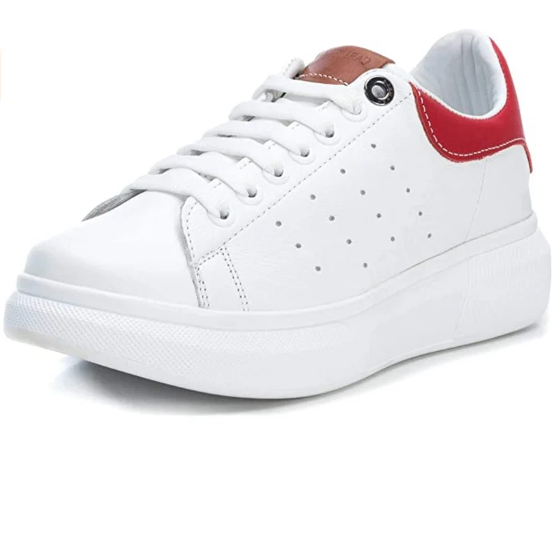 Carmela Plateau-Sneaker aus Leder für Damen – Weiß