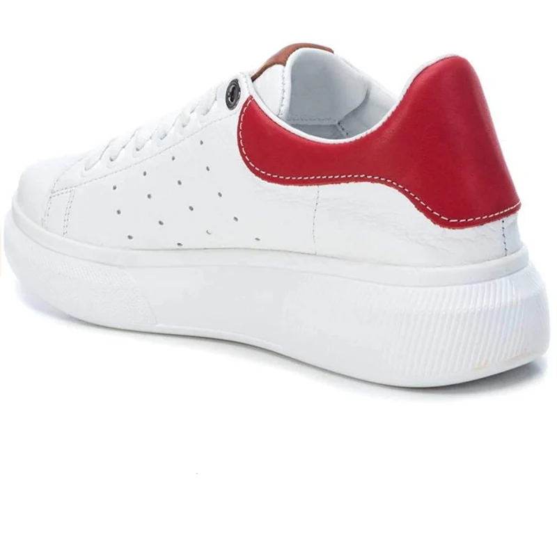 Carmela Plateau-Sneaker aus Leder für Damen – Weiß