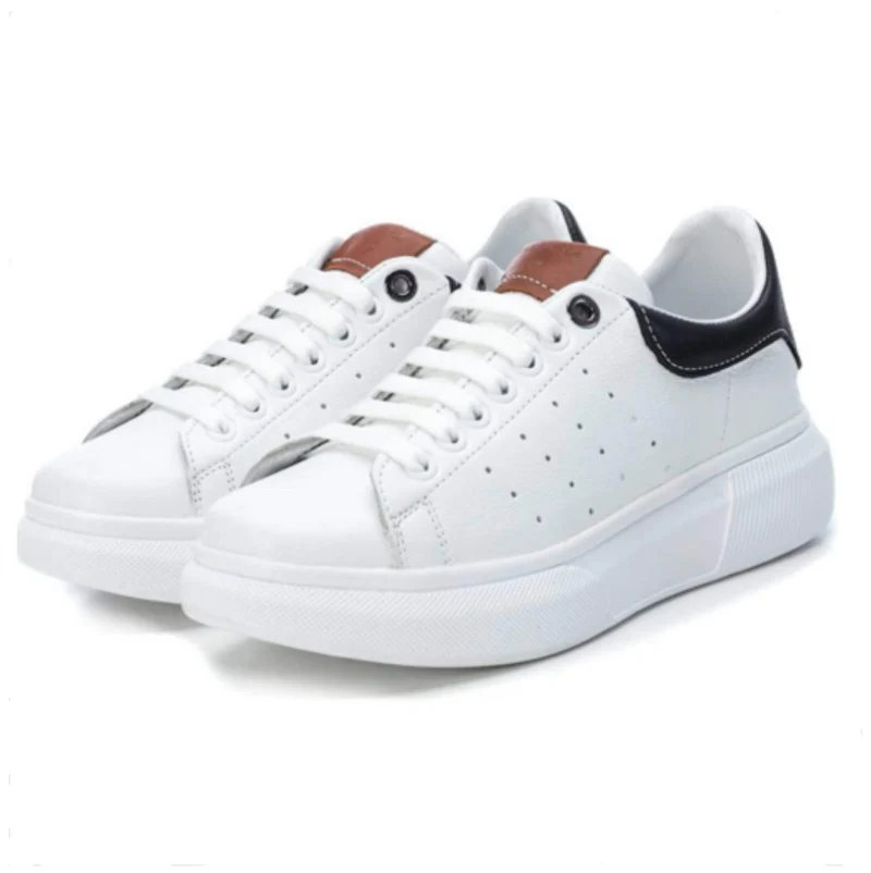 Carmela Plateau-Sneaker aus Leder für Damen – Weiß