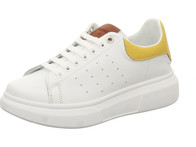 Carmela Plateau-Sneaker aus Leder für Damen – Weiß