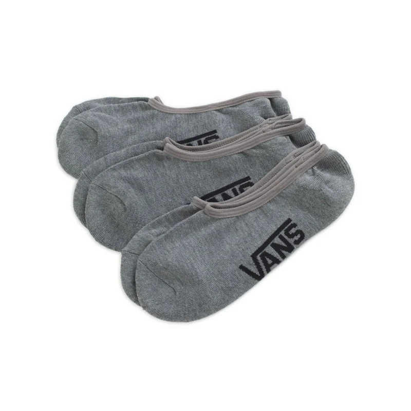 VANS No-Show-Socken für Herren (3er-Pack) – Grau