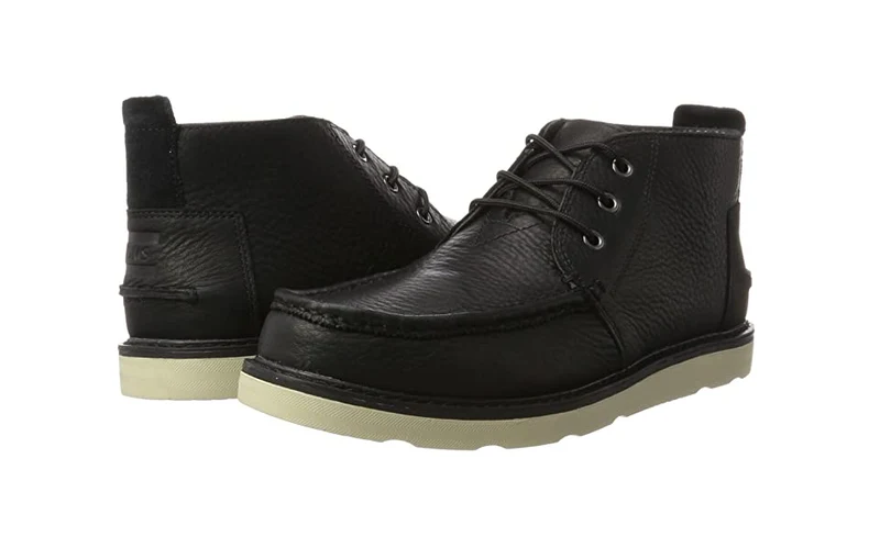 TOMS Chukka-Lederstiefel für Herren – Schwarz