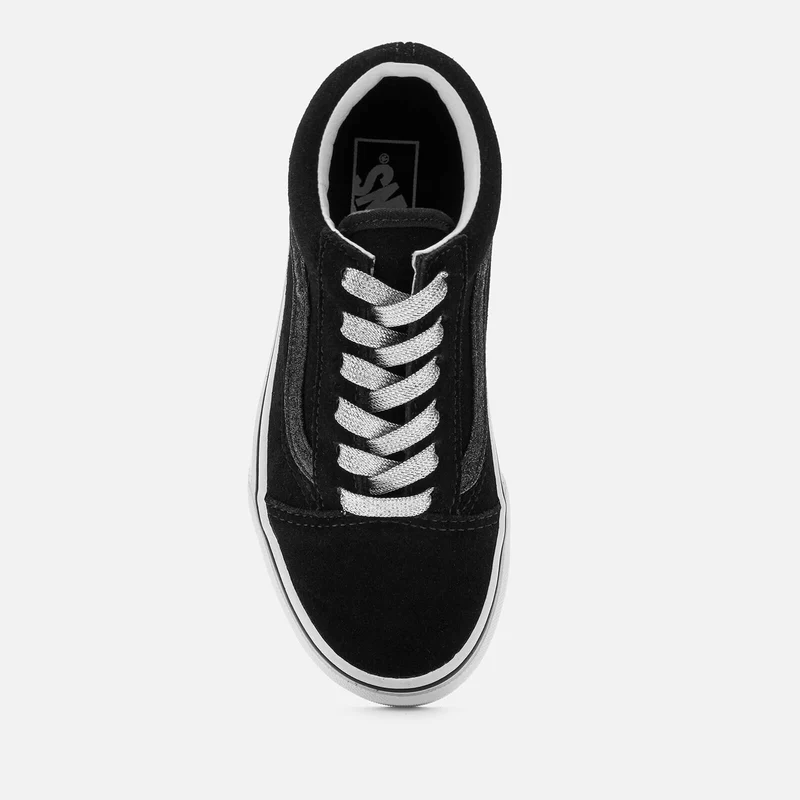 VANS Old Skool Glitzerstreifen für Kinder – Schwarz