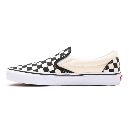 VANS Unisex-Schachbrett-Slip-on-Sneaker – Schwarz/Weiß