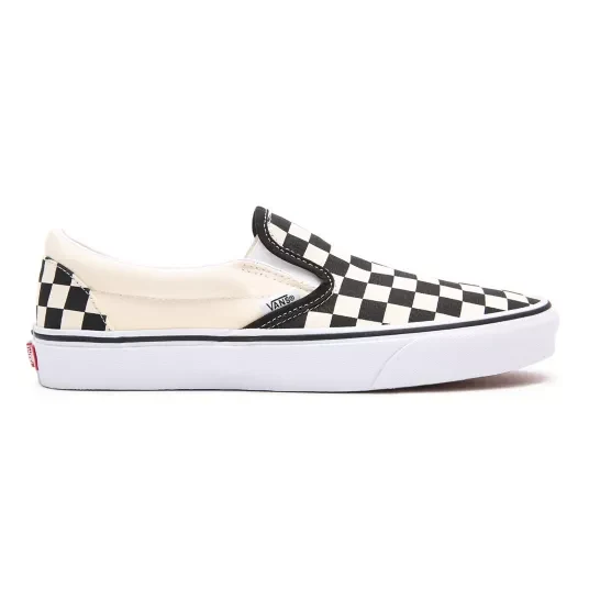 VANS Unisex-Schachbrett-Slip-on-Sneaker – Schwarz/Weiß