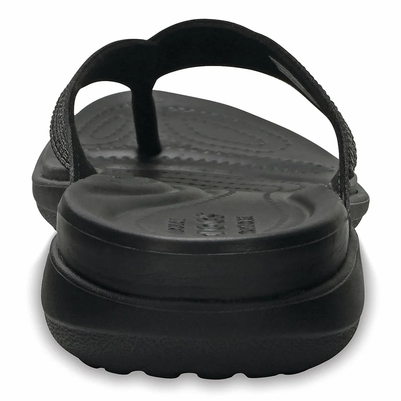 Crocs Damen Capri V Flip Flops - Schwarz
