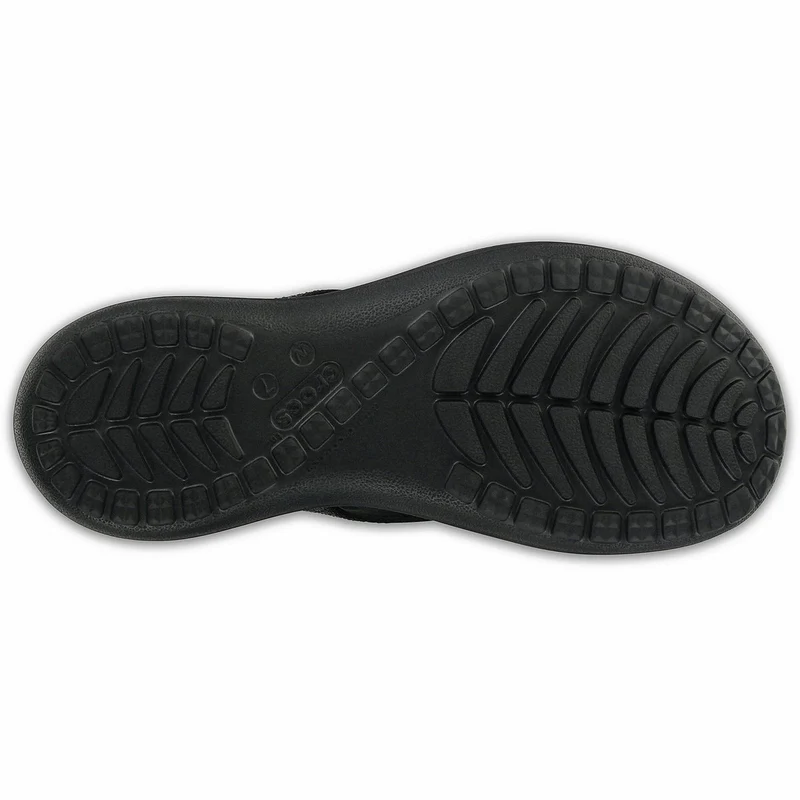 Crocs Damen Capri V Flip Flops - Schwarz