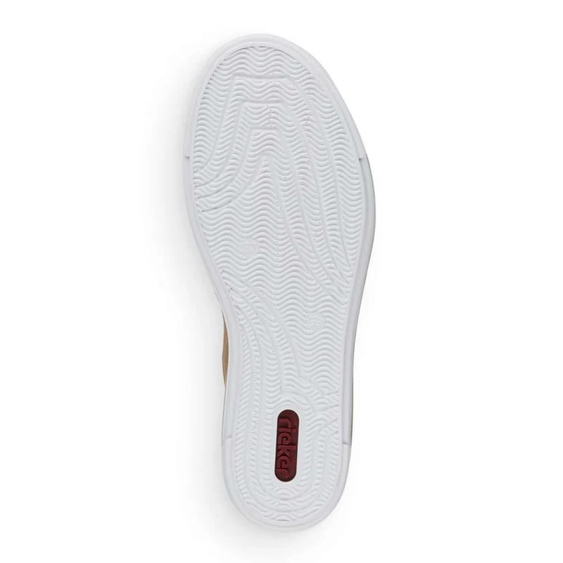 Rieker Mode-Sneaker mit Schnürung für Damen – Beige