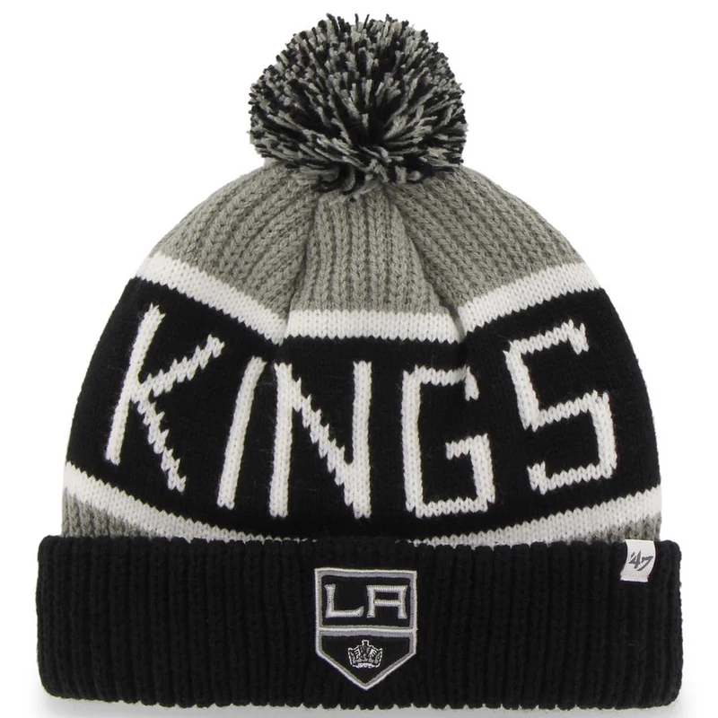 '47 Marke – LA Kings Bommelmütze – Schwarz/Grau