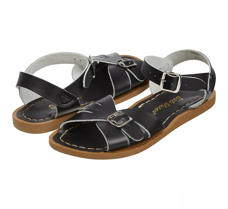 Salt Water Sandals Klassische Damen-Sandalen – Schwarz