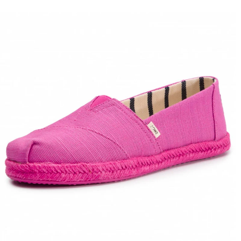 TOMS - DAMEN – KLASSISCHES ROSE-VIOLET-HERITAGE MIT SEILSOHLE – ESPADRILLES