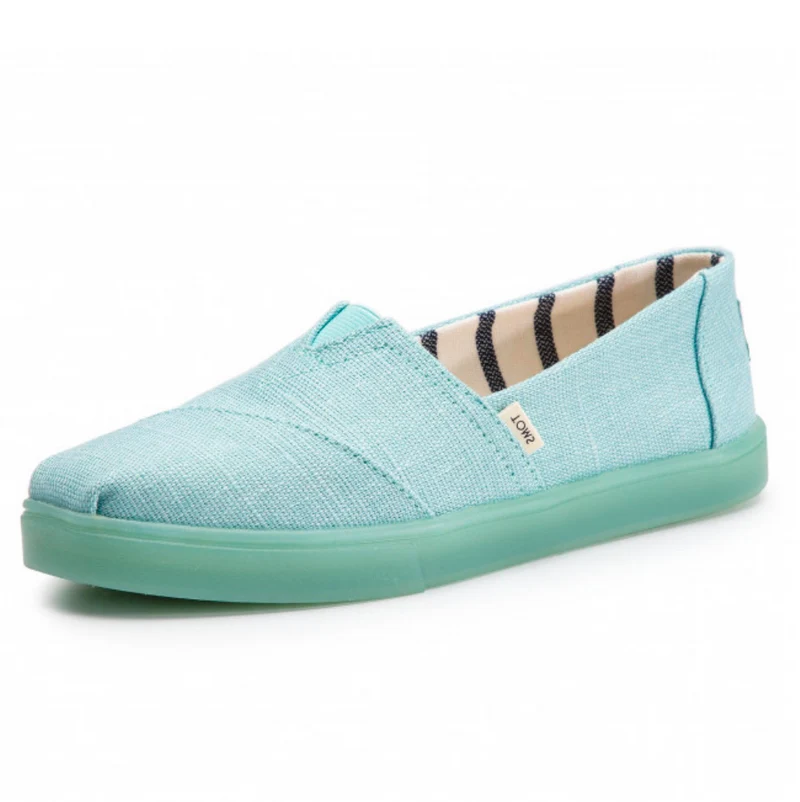 TOMS -DAMEN- KLASSISCH - TÜRKIS HERITAGE CANVAS CUPSOLE