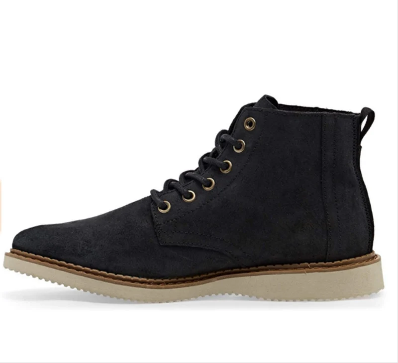 TOMS Herren Porter Wachsleder Chelsea Stiefel - Schwarz