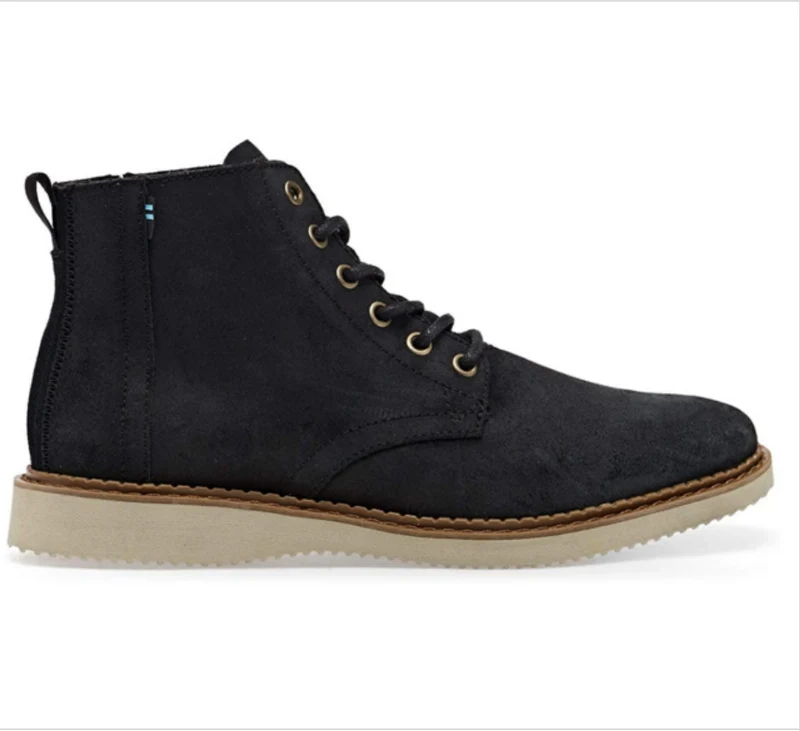 TOMS Herren Porter Wachsleder Chelsea Stiefel - Schwarz