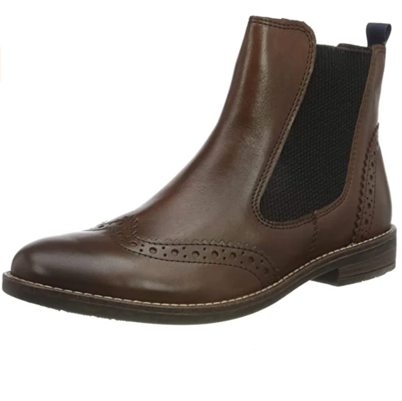 Marco Tozzi Damen Chelsea Stiefel - Braun