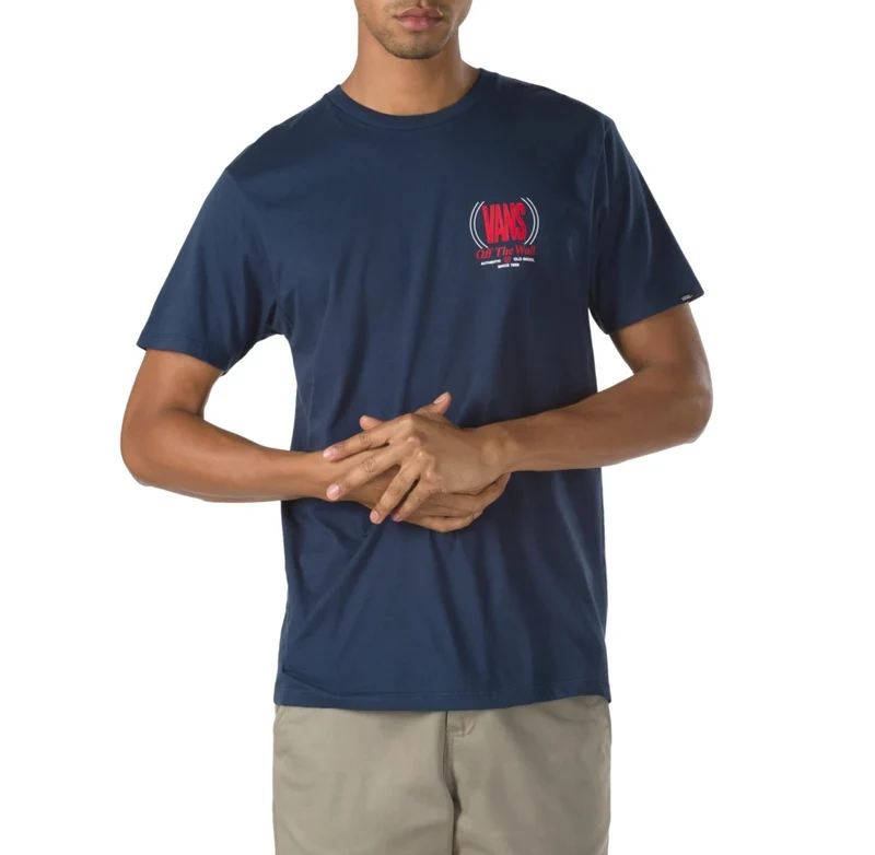 Vans - Frequenz-Grafik-T-Shirt für Herren – Kleidblau