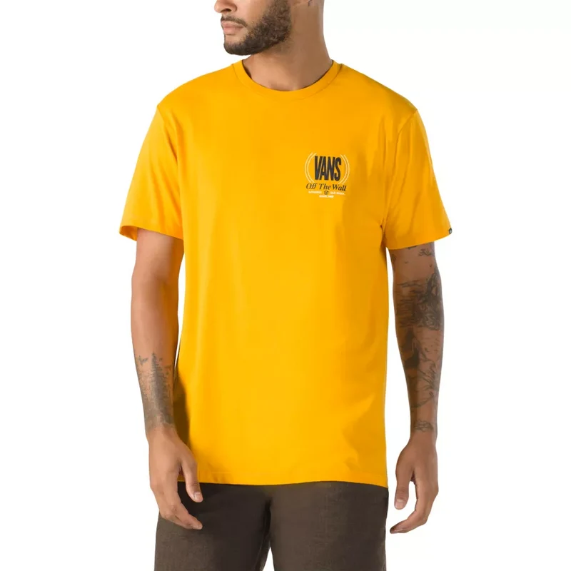 VANS Herren Frequency Graphic T-Shirt – Gelb