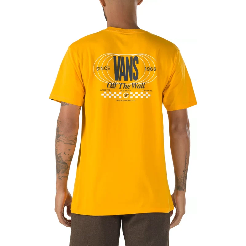 VANS Herren Frequency Graphic T-Shirt – Gelb