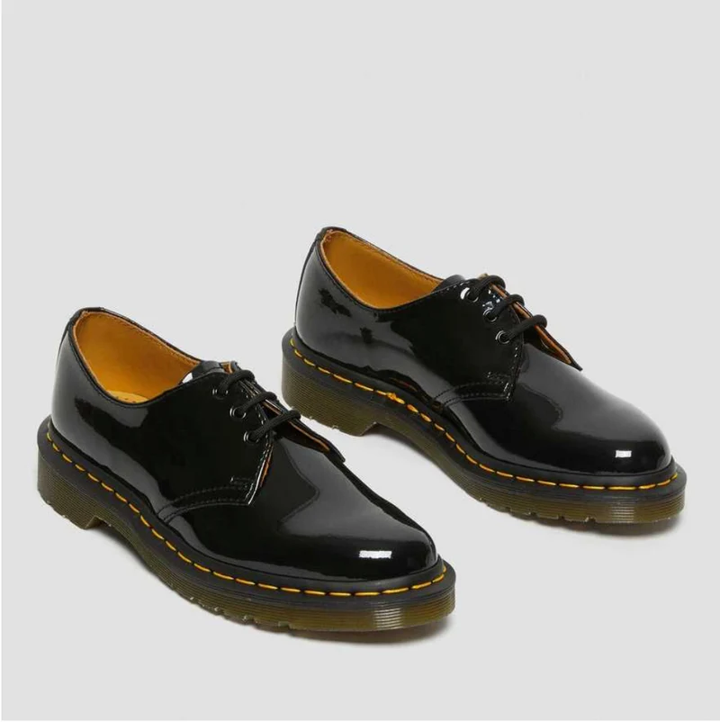 Dr Martens Damen 1461 Patent Lamper Lederschuhe - Schwarz