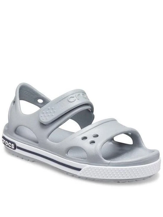 Crocs Crocband-Sandale für Kinder – Hellgrau