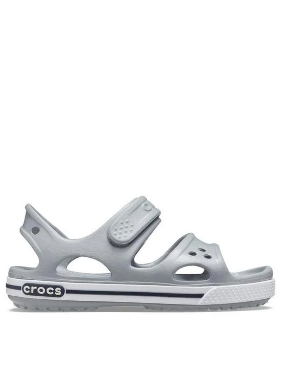 Crocs Crocband-Sandale für Kinder – Hellgrau